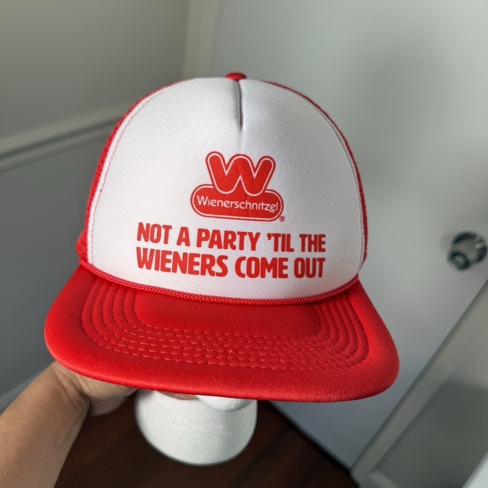 Wienerschnitzel Adult Trucker Hat Snapback Not a Party 'Til the Wieners Come Out